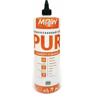 Клей полиуретановый Men at Work PUR универсальный 1000г