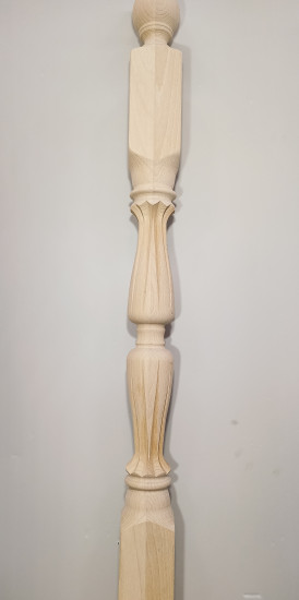 Столб пригласительный  "Лотос" 1200*80*80 Дуб