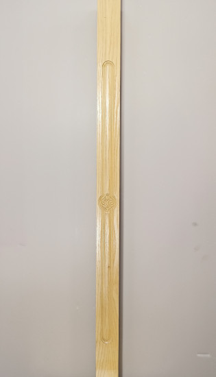 Балясина. Дизайн: Квадрат резной. Материал: Ясень. Размеры: 50*50*900