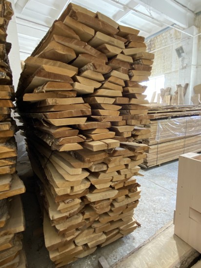 Доска столярная. Береза. Длина 2 - 3,2 м, толщина 50 мм