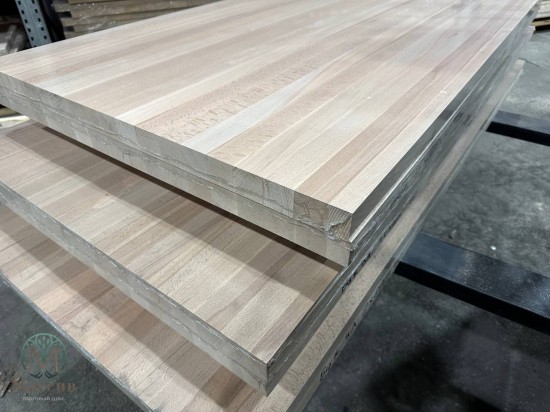 Мебельный щит Бук 40*600*1800 цельноламельный